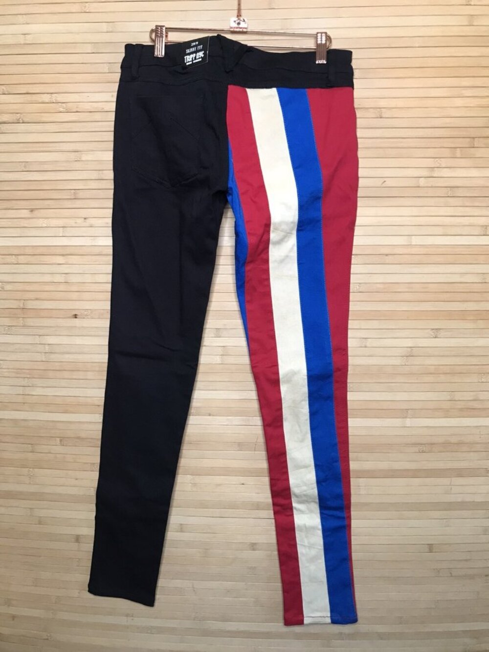 NWT New Tripp NYC Skinny Jeans Size 29 Flag Leg Low Rise Pants - Picture 4 of 7